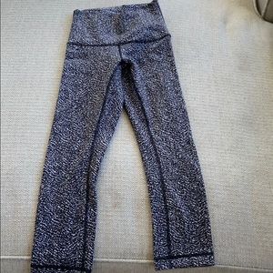 Fun zebra lululemon size 2 XXS
